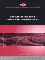 The Right to Property in Commonwealth Constitutions potx