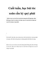 Cuối tuần, học búi tóc xoăn cầu kỳ quý phái potx