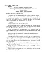 Đề thi HSG tỉnh Bến Tre lớp 12 năm 2010 môn Tin học doc