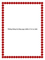 Những thông tin đáng ngạc nhiên về trẻ sơ sinh pdf