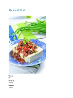 Đậu phụ xốt thịt bò pptx