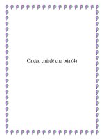 Những bài ca dao chủ đề chợ búa hay nhất doc