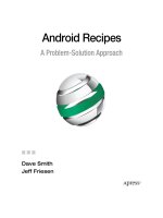 apress android recipes, a problem-solution approach (2011)