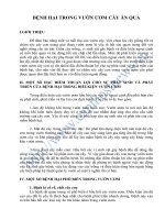 Bệnh hại trong vườn ươm cây ăn quả ppt