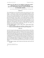HIỆU QUẢ KỸ THUẬT, TÀI CHÍNH VÀ PHƯƠNG THỨC LIÊN KẾT CỦA CÁC CƠ SỞ NUÔI TÔM SÚ (PENAEUS MONODON) THÂM CANH Ở TỈNH BẾN TRE VÀ TỈNH SÓC TRĂNG pptx