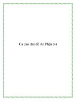 Ca dao chủ đề tính An Phận ppt