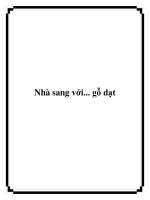 Nhà sang với... gỗ dạt pdf