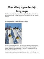 Mùa đông ngao du thật lãng mạn docx