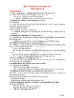 ĐỀ CƯƠNG ÔN THI HỌC KÌ I MÔN ĐỊA LÍ 8 ppt