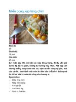 Miến dong xào lòng chim pdf