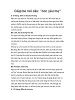 Giúp bé nói câu: 