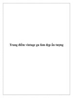 Trang điểm vintage gu làm đẹp ấn tượng pdf
