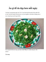 Ăn gì để da đẹp hơn mỗi ngày pot