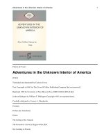 Adventures in the Unknown Interior of America pptx