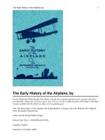 The Early History of the Airplane pot