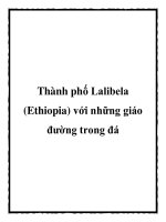 Thành phố Lalibela (Ethiopia) với những giáo đường trong đá pot