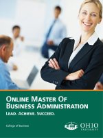 ONLINE MASTER OF BUSINESS ADMINISTRATION pdf
