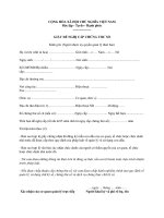 MẪU GIẤY ĐỀ NGHỊ CẤP CHỨNG THƯ SỐ docx