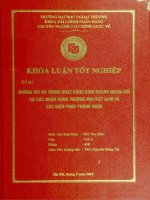 những rủi ro trong hoạt động kinh doanh ngoại hối tại các ngân hàng thương mại việt nam và các biện pháp phòng ngừa