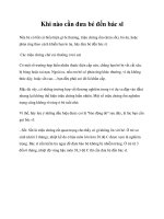 Khi nào cần đưa bé đến bác sĩ pot