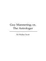 Guy Mannering; Or, The Astrologer By Andrew Lang, Sir Walter Scott docx