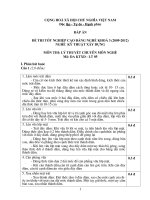 đáp án đề thi lý thuyết-kỹ thuật xây dựng-mã đề thi ktxd-th (5)