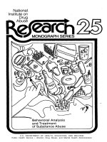 Behavioral Analysis and Treatment of Substance Abuse doc