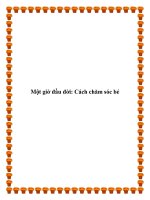 Một giờ đầu đời: Cách chăm sóc bé doc