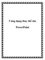 5 ứng dụng thay thế cho PowerPoint doc
