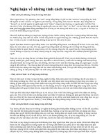 Nghị luận về những tính cách trong “Tình Bạn”