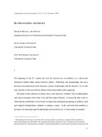 RE-DISCOVERING AESTHETICS doc