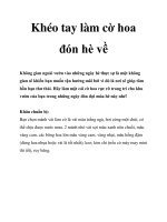 Khéo tay làm cờ hoa đón hè về docx