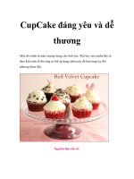 CupCake đáng yêu và dễ thương pot