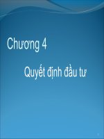 Quyết định đầu tu docx