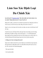 Làm Sao Xác Định Loại Da Chính Xác pot