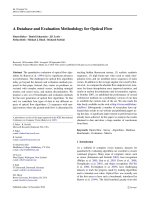 A Database and Evaluation Methodology for Optical Flow pdf