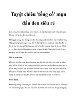 Tuyệt chiêu ''tống cổ'' mụn đầu đen siêu rẻ pot
