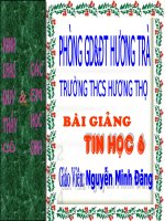 BAIGIANG DINH DANG VAN BAN