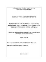 Đa dạng ADN tập đoàn giống lạc có mức độ kháng khác nhau với bệnh gỉ sắt và héo xanh vi khuẩn và xác định chỉ thị liên quan potx