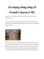 Ấn tượng dòng sông cổ Grand Canyon ở Mỹ docx
