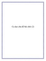 Ca dao chủ đề bài chòi potx