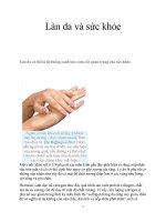 Làn da và sức khỏe pptx