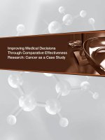 Improving Medical Decisions Through Comparative Effectiveness Research: Cancer as a Case Study pot
