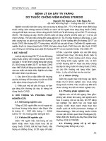 Bệnh lý dạ dày tá tràng do thuốc chống viêm không Steroid pot