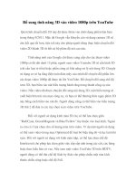 Bổ sung tính năng 3D vào video 1080p trên YouTube ppt