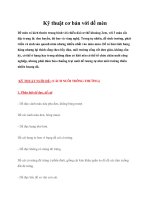 Kỹ thuật cơ bản với dế mèn doc