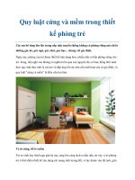 Quy luật cứng và mềm trong thiết kế phòng trẻ docx