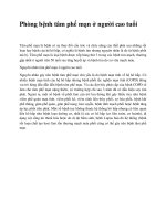 Phòng bệnh tâm phế mạn ở người cao tuổi docx