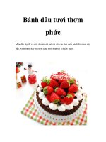 Bánh dâu tươi thơm phức pdf