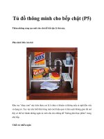 Tủ đồ thông minh cho bếp chật (P5) ppt